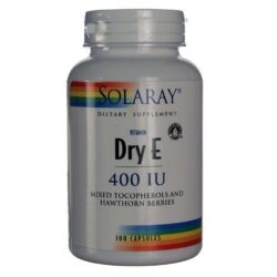 Solaray Vitamina E 400 UI com Espinheiro Alvar - 100 Cápsulas: Saúde e Vitalidade Essencial