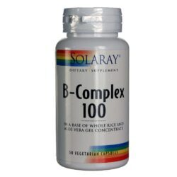 Solaray B-Complexo 100 com 50 Cápsulas: Energia e Vitalidade para Você