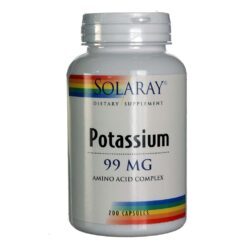 Solaray Potássio 99 mg - 200 Cápsulas: Essencial para a Saúde e Bem-Estar no Brasil