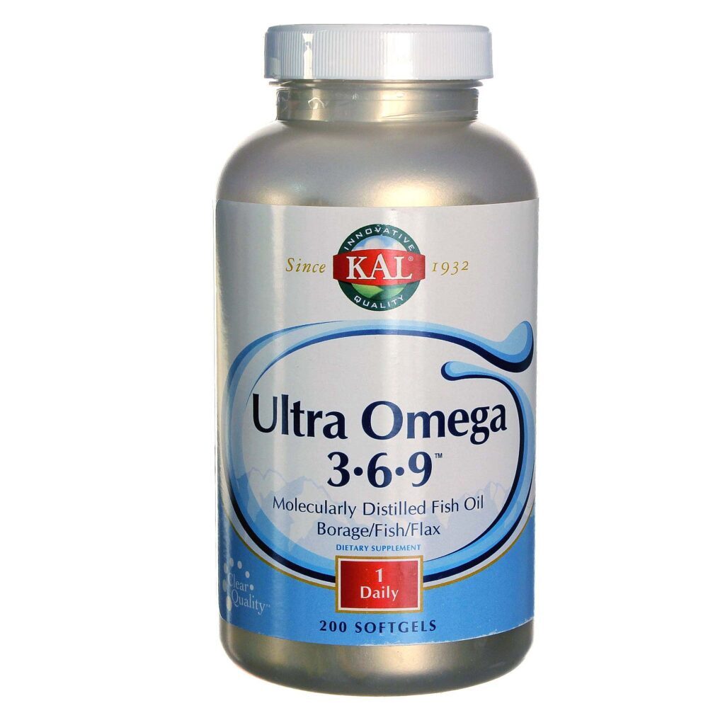 Kal Ultra Ômega 3-6-9 - Saúde Cardiovascular e Bem-Estar Total com 200 Cápsulas