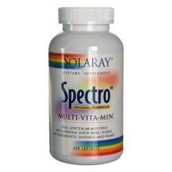 Solaray Spectro Multi-Vita-Min Multivitamínico Completo - 250 Cápsulas