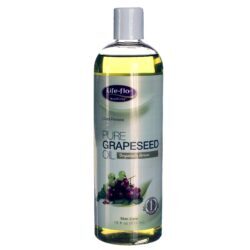 Life-Flo Óleo de Uva Puro e Orgânico – 473ml | Versátil e Natural