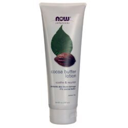 Now Foods Loção Manteiga de Cacau 237ml - Hidratação Profunda para Pele Seca