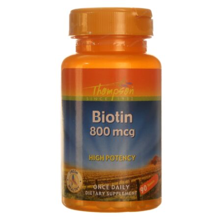 Thompson, Biotina 800 mcg - 90 Tabletes