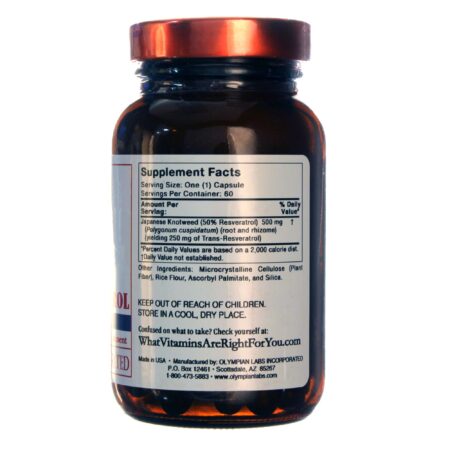 Olympian Labs, Resveratrol Clínico, Força Extra - 60 Cápsulas Vegetarianas - Image 2