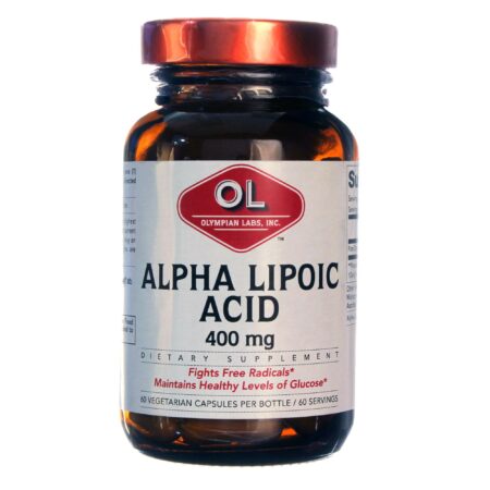 Olympian Labs, Ácido Alfa-Lipóico 400 mg - 60 Cápsulas Vegetarianas