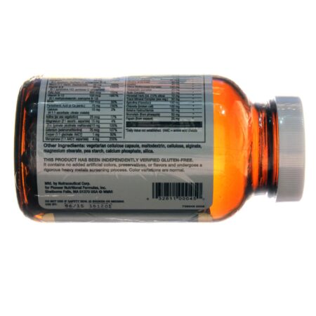 Pioneer 1 1 Vitamina Mineral ferro livre 60 Cápsulas Vegetarianas - Image 3