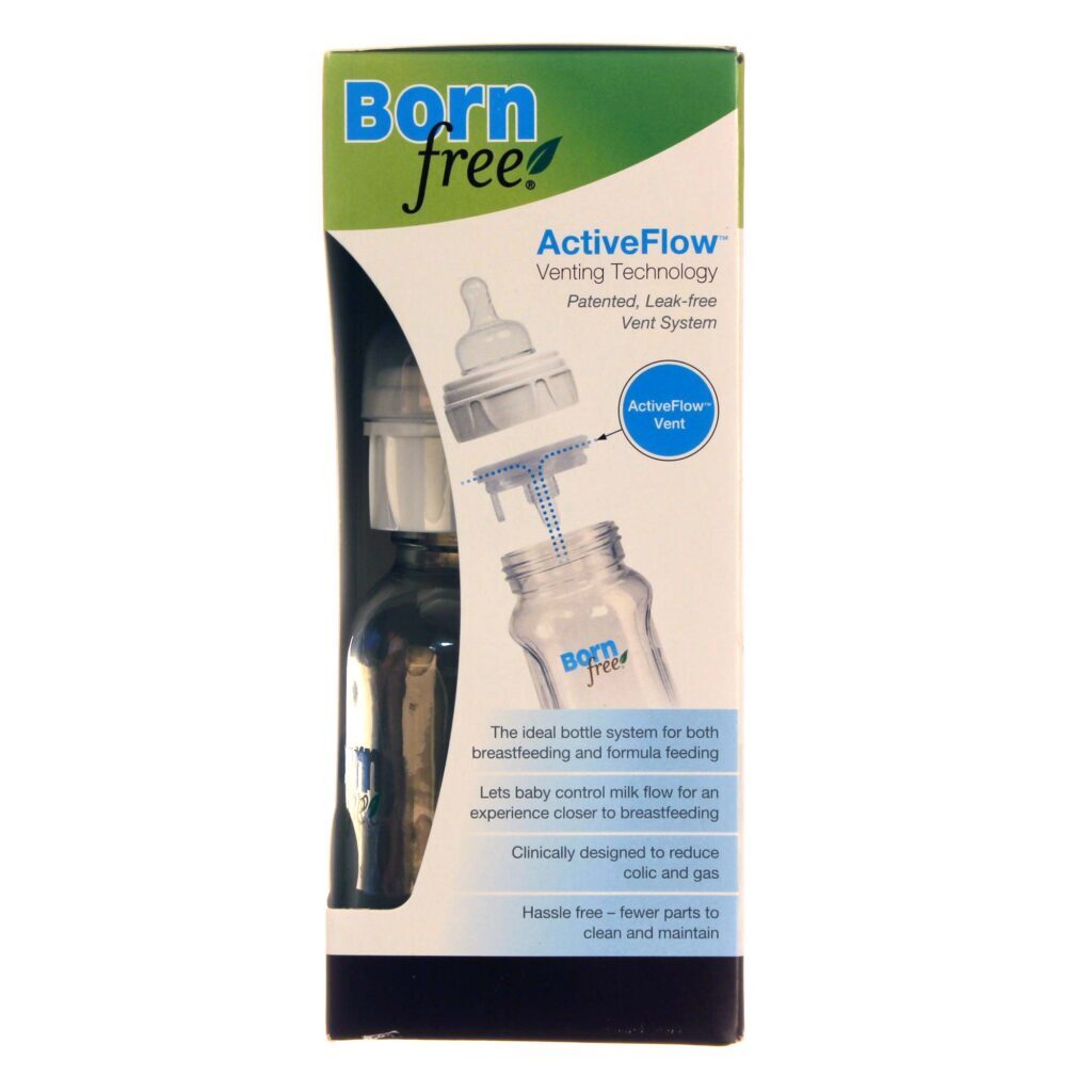 Mamadeira Born Free de Vidro Gargalo Largo 150ml: Segurança e Conforto Puerperal no Brasil - Imagem 2