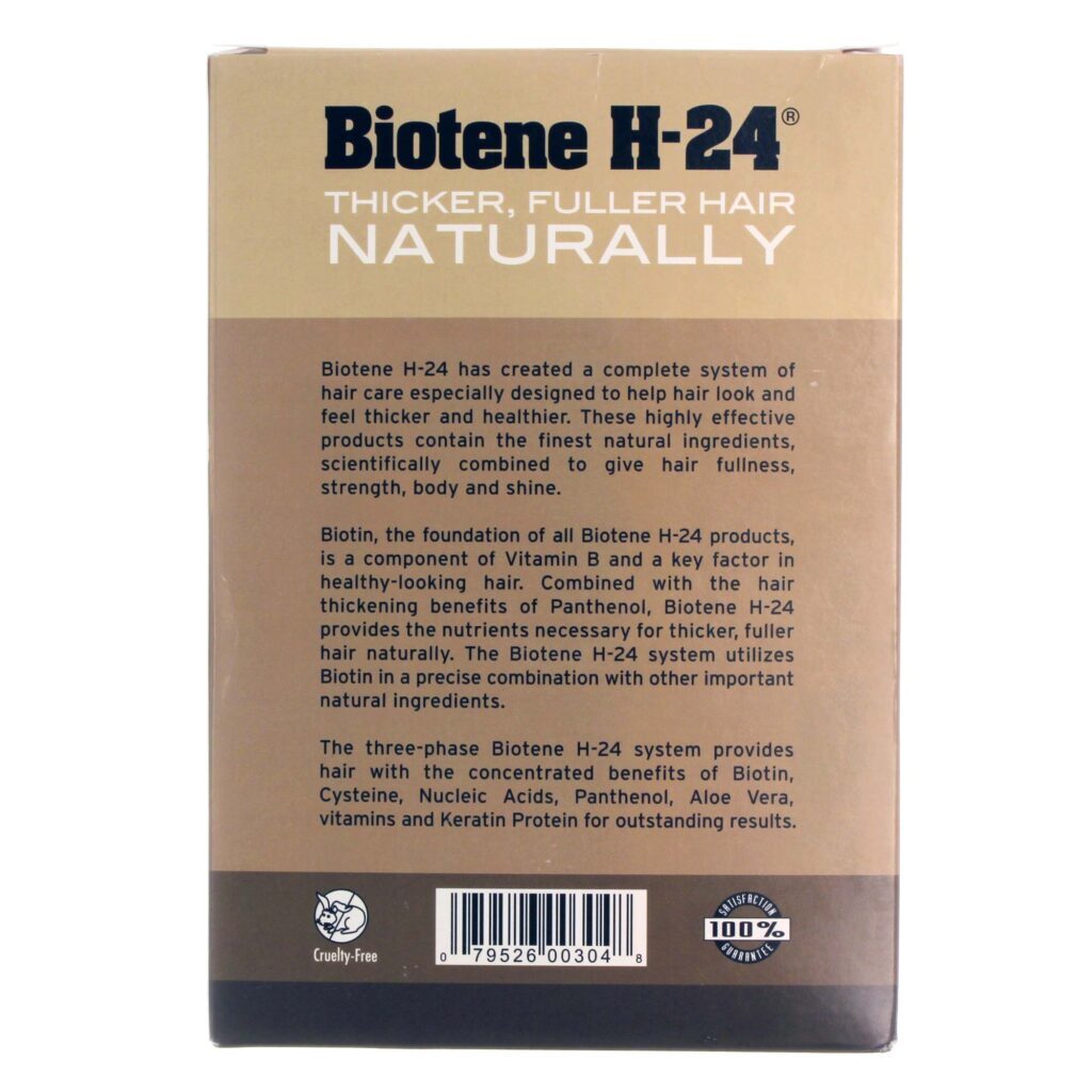 Mill Creek Biotene H-24® Tri-Pack: Kit Completo para Cabelos Fortes e Saudáveis no Brasil - Imagem 3
