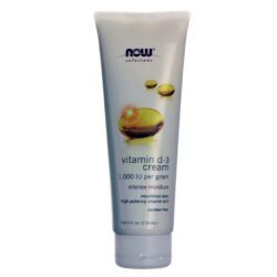 Now Foods Vitamina D-3 Creme 118ml (4 fl oz) - Sua Dose Diária de Bem-Estar e Saúde Óssea no Brasil