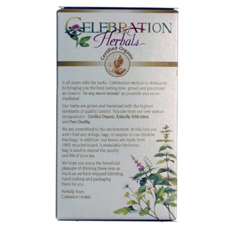 Celebration Herbals, Chá de Rooibos Vermelhos Orgânico - 24 Sacos - Image 3