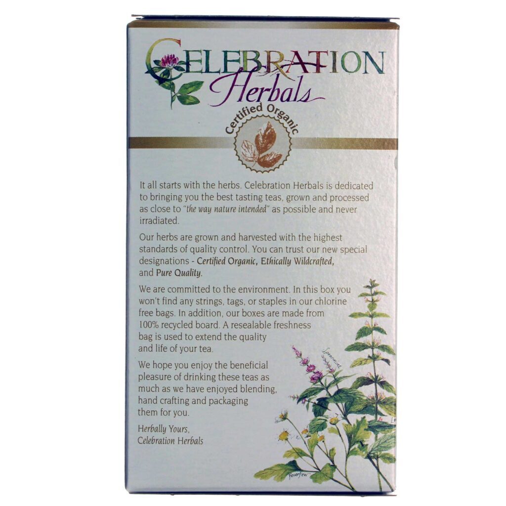 Celebration Herbals Chá de Rooibos Vermelhos Orgânico - 24 Sacos - Imagem 3