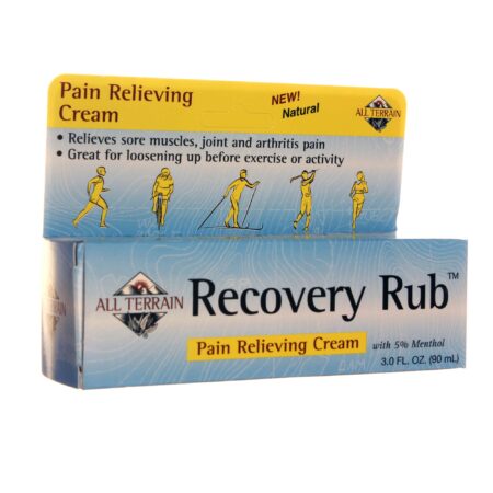 All Terrain, Recovery Rub™ Creme Para Alívio da Dor - 90 ml (3 fl oz)