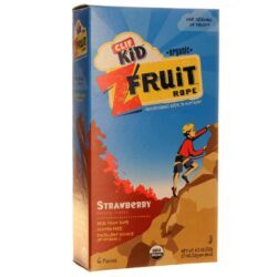 Clif Bar Kid Orgânica Z Fruit Corda Morango - 6 Barras de 20g Cada
