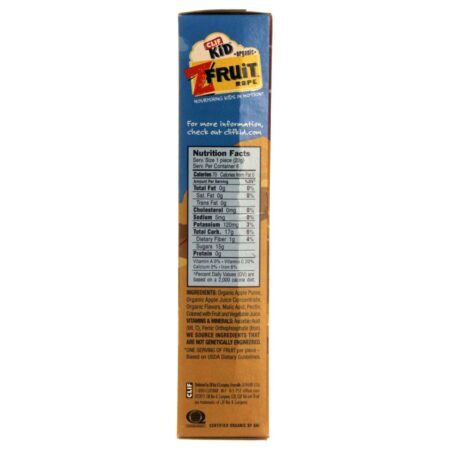 Clif Bar Kid Orgânica Z Fruit Corda Morango - 6 Barras de 20g Cada - Imagem 2