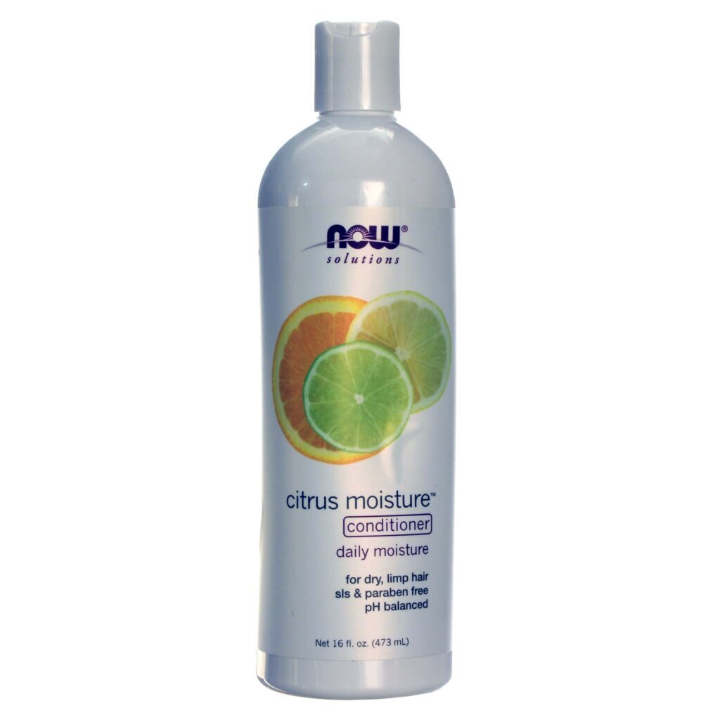 Condicionador Hidratante Cítrico Now Foods 473ml - Cabelos Macios e Brilhantes