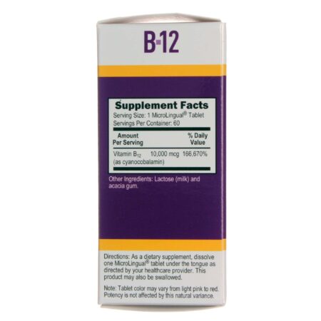 Superior Source, No Shot B12 Cyanocobalamin - 60 comprimidos - Image 2