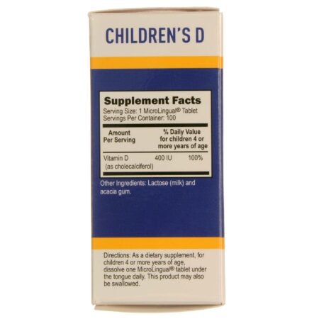 Superior Source, Vitamina D3 Infantil 400 IU - 100 Micro-Tabletes Sublinguais - Image 2