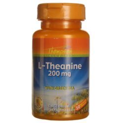 L-Teanina Thompson 200 mg com Chá Verde – 30 Cápsulas Vegetarianas: Foco e Calma Natural