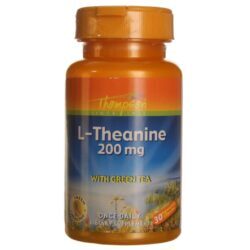 L-Teanina Thompson 200 mg com Chá Verde - 30 Cápsulas Vegetarianas: Foco e Calma Natural