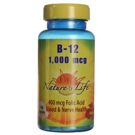 Nature's Life B-12 1000 mcg 100 Tabletes