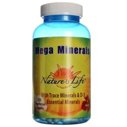 Nature's Life Mega Minerais Com Ferro - 250 Cápsulas: Essencial para Vitalidade e Bem-Estar