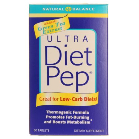 Natural Balance, Ultra Diet Pep® - Fórmula Termogênica - 60 Cápsulas