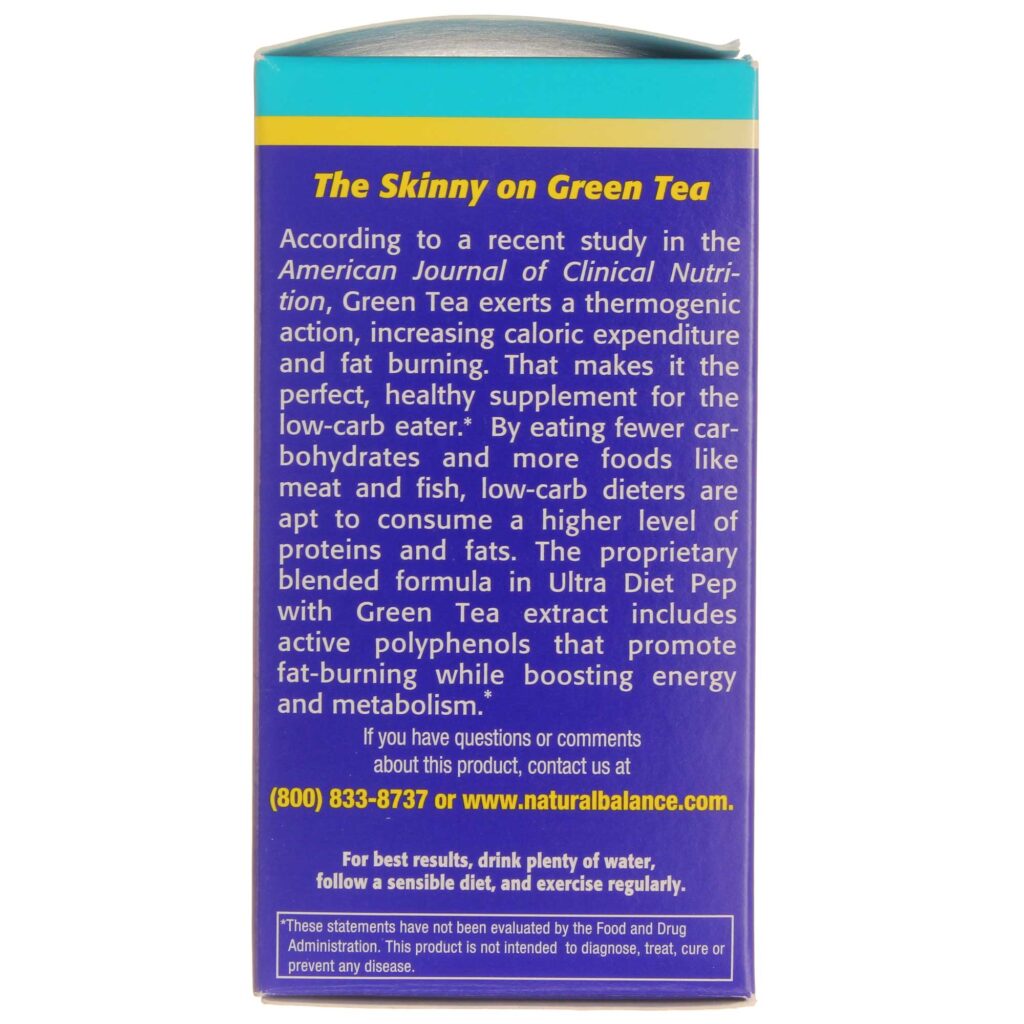 Natural Balance Ultra Diet Pep Fórmula Termogênica 60 Cápsulas - Imagem 2