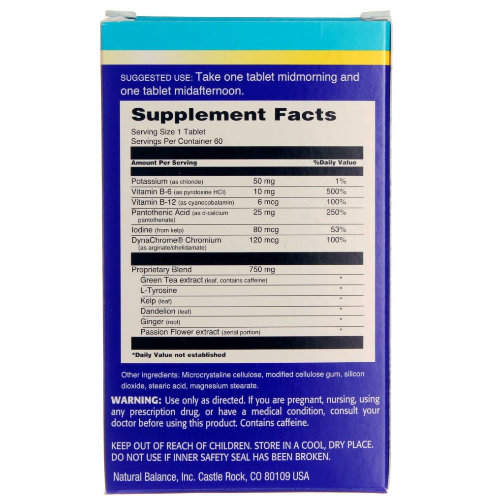 Natural Balance Ultra Diet Pep Fórmula Termogênica 60 Cápsulas - Imagem 3