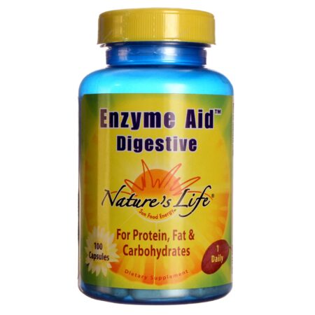 Nature's Life Digestive Enzyme Aid Cápsulas 100 Cápsulas