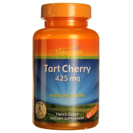 Thompson, Tart Cherry 425 mg - 60 Cápsulas Vegetarianas