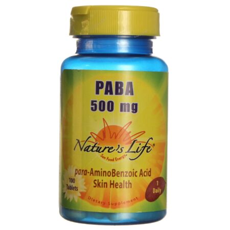 Nature's Life, PABA 500 mg - 100 Tabletes