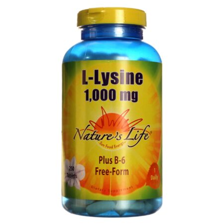 Nature's Life, L-Lisina 1000 mg - 250 Comprimidos