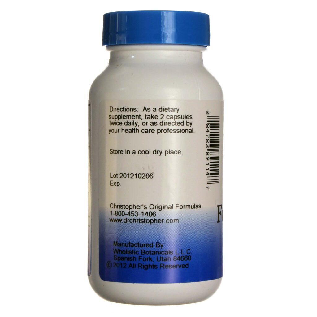 Dr. Christophers Fórmula Tônica Feminina - 100 Cápsulas: Saúde Hormonal e Bem-Estar para Mulheres Brasileiras - Imagem 3