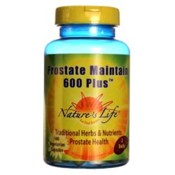 Nature's Life Próstata 600 - 100 Cápsulas Vegetarianas para Saúde Masculina