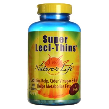 Nature's Life, Super Leci-Thins - 180 Tabletes