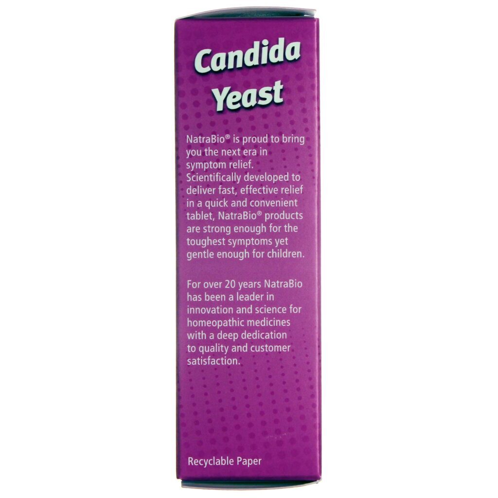 Natra-Bio Cândida Levedura Sem Sabor 60 Tabletes: Saúde Intestinal e Bem-Estar Holístico - Imagem 2