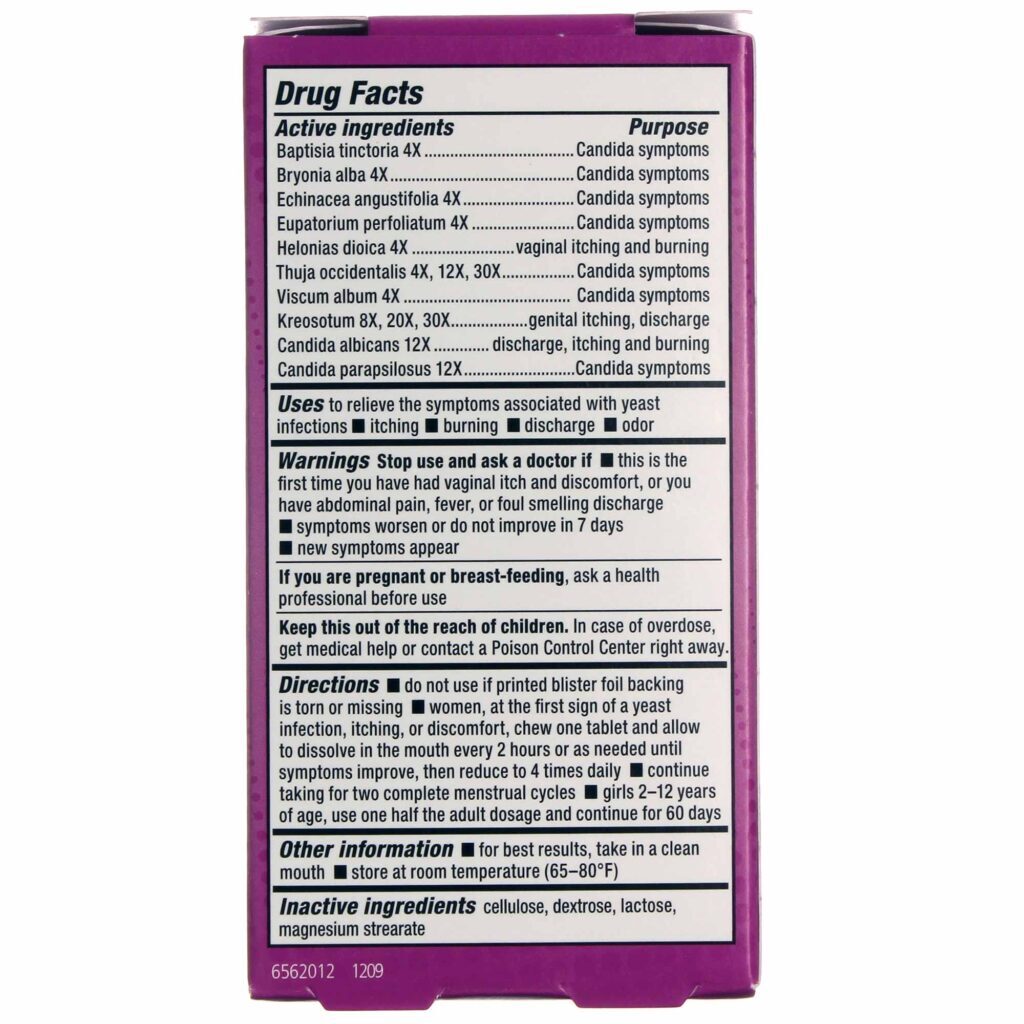 Natra-Bio Cândida Levedura Sem Sabor 60 Tabletes: Saúde Intestinal e Bem-Estar Holístico - Imagem 3