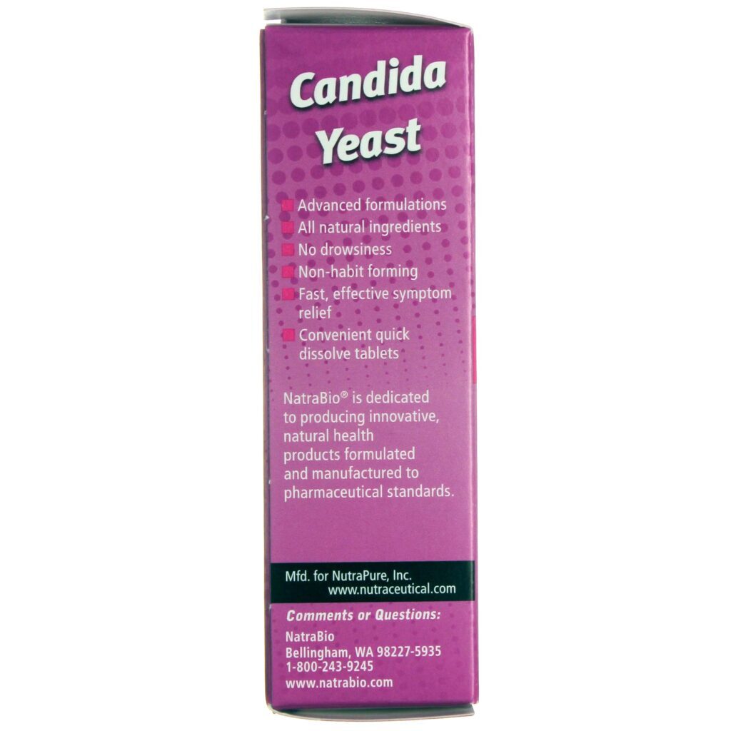 Natra-Bio Cândida Levedura Sem Sabor 60 Tabletes: Saúde Intestinal e Bem-Estar Holístico - Imagem 4