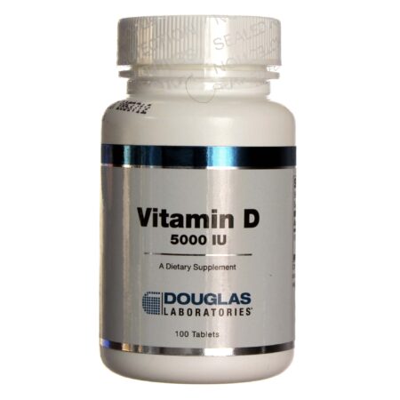 Douglas Labs, Vitamina D 5000 IU - 100 Tabletes