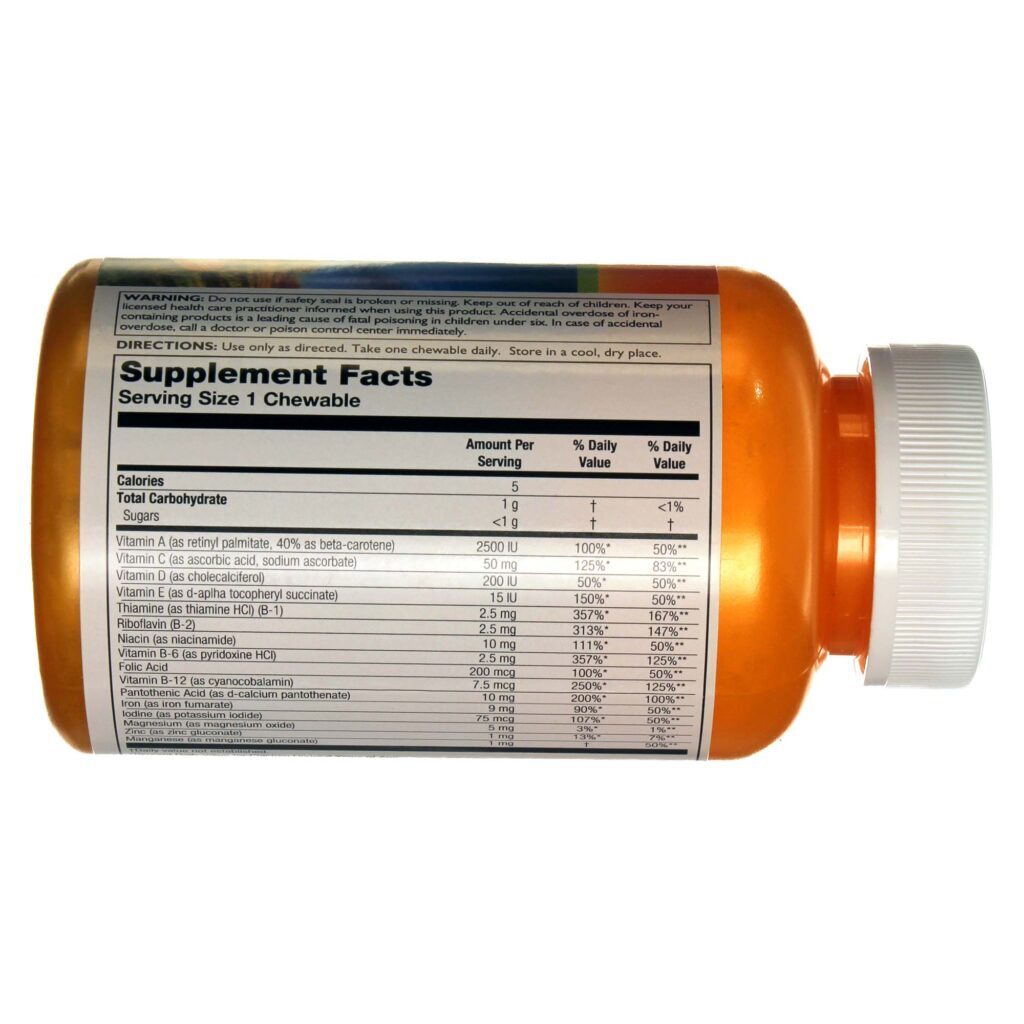 Thompson Multivitamínico Mastigável para Crianças - 120 Mastigáveis Essenciais - Imagem 2