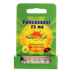 Nature's Life Policosanol 23mg - 60 Tabletes: Saúde do Coração e Energia para o Seu Dia a Dia