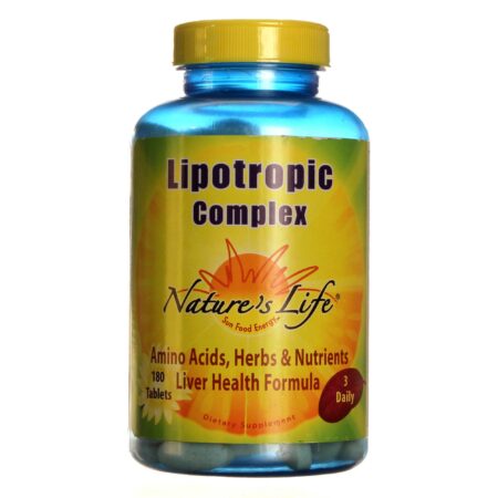 Nature's Life, Complexo Lipotrópico - 180 Tabletes