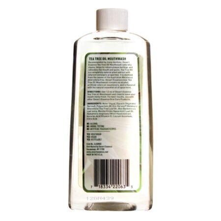 Desert Essence, Enxaguante Bucal com Óleo da Árvore do Chá - 240mL (8 oz) - Image 2