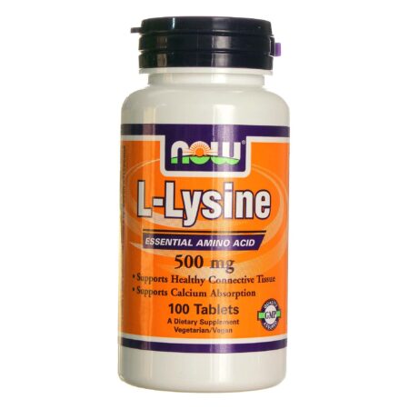 L-Lisina 500 mg Now Foods 100 Tabletes