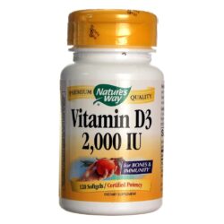 Vitamina D3 2.000 UI Nature's Way 120 Cápsulas: Sua Dose Essencial de Bem-Estar