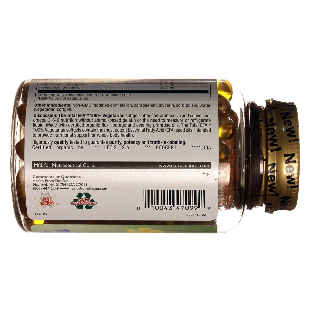 Health From the Sun Orgânico Total EPT 90 Cápsulas Vegetarianas - Vitalidade Natural - Imagem 3