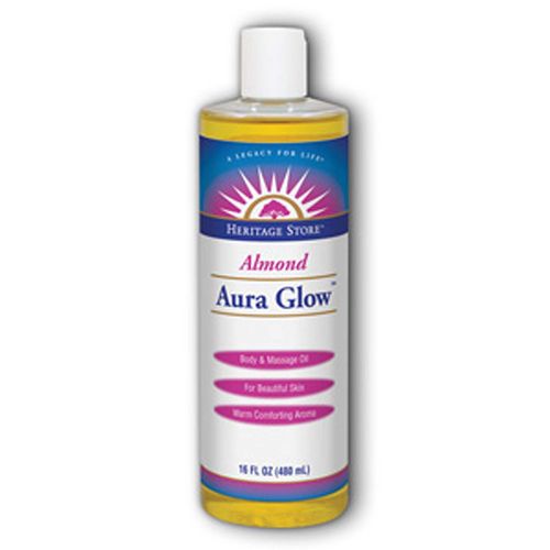 Heritage Products Óleo de Amêndoas Aura Glow™ 480ml - Nutrição e Brilho para a Pele