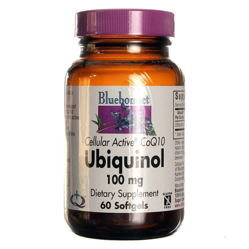 Bluebonnet Nutrition CoQ10 Ubiquinol 100mg - 60 Cápsulas: Energia Celular e Antioxidante Premium