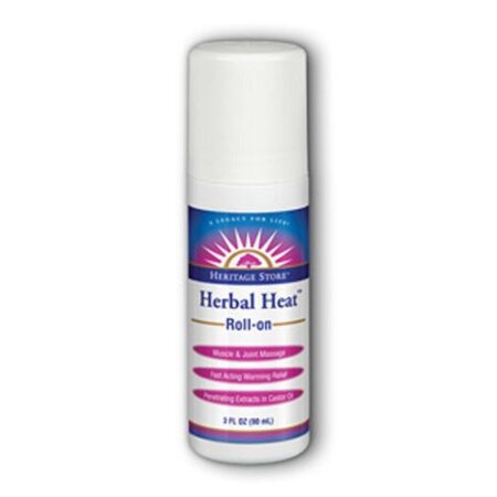 Heritage Products, Herbal Heat™- Roll-On Mentol - 90mL